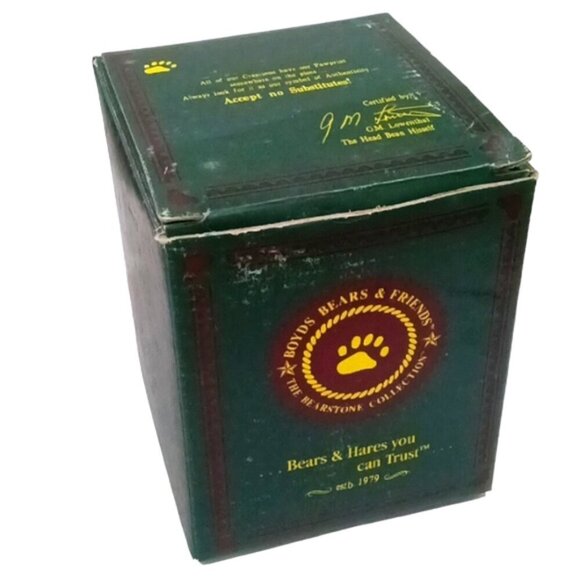 Vintage Boyds Bears & Friends 'Knute & the Gridiron' Bear Figurine Style 2245 - Picture 8 of 9